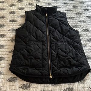 Jcrew quilted puffer vest sz S